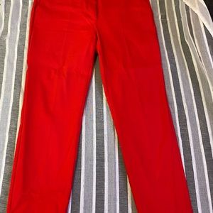 Zara Pixie Ankle Dress Pants Red (XL)